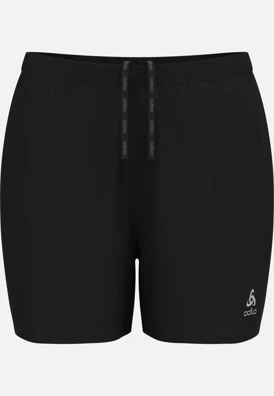 Odlo Women's Essential 4 Inch Running Shorts, XS, black