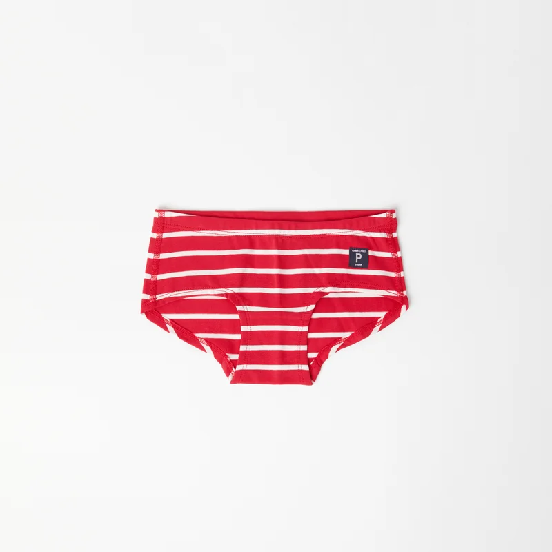 Stripet hipstertruse - 86 - 92 - barneklær - red - Polarn O. Pyret