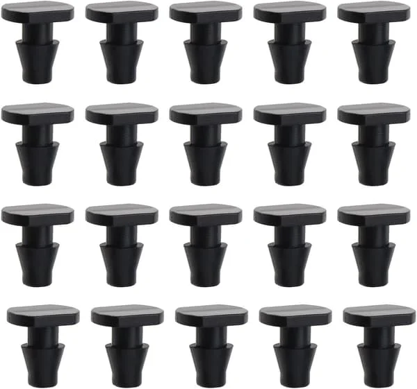 100 st Bevattningsslang Plug Ersättning Droppslang Ändstycken Kapillär Bevattning Små Plug Tillbehör för Tvättmaskin Trädgårdsbevattning