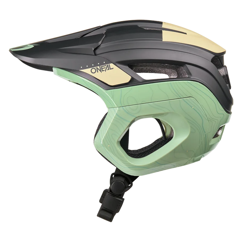 Kask Rowerowy MTB O'Neal Trapper EVO Topo V.26 Czarny/Piaskowy/Miętowy S-M