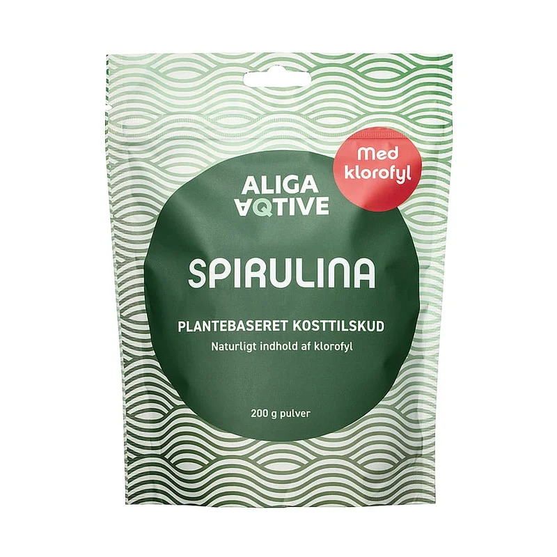 3 for 2 - Aliga Aqtive Spirulina 200 g, Helse & Madvarer, Ingredienser, Spirulina