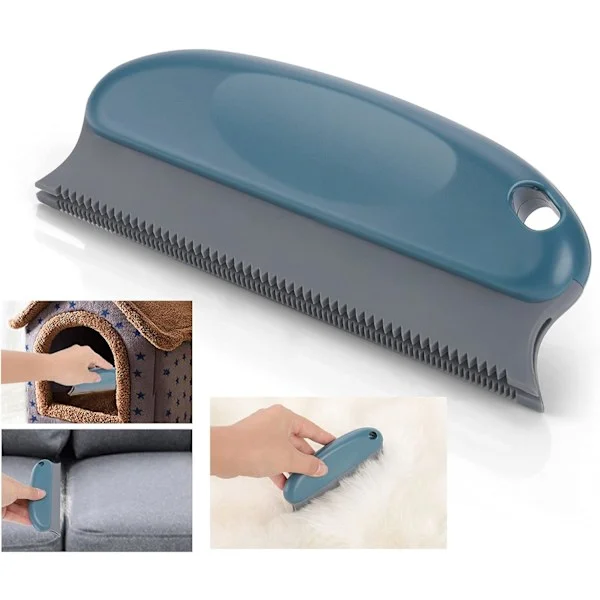 Pet Hair Removal Brush for Carpets, Clothes, Furniture, Sofas, Cars - Lint Remover Comb, Rubber Brush