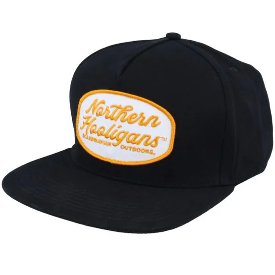 Northern Hooligans - Svart snapback Caps - Scandinavian Outdoors Cap Black Snapback @ Hatstore