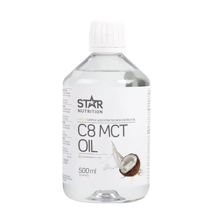 Mct-olie Star Nutrition C8 MCT Olie 500 ml - Bodyman.dk