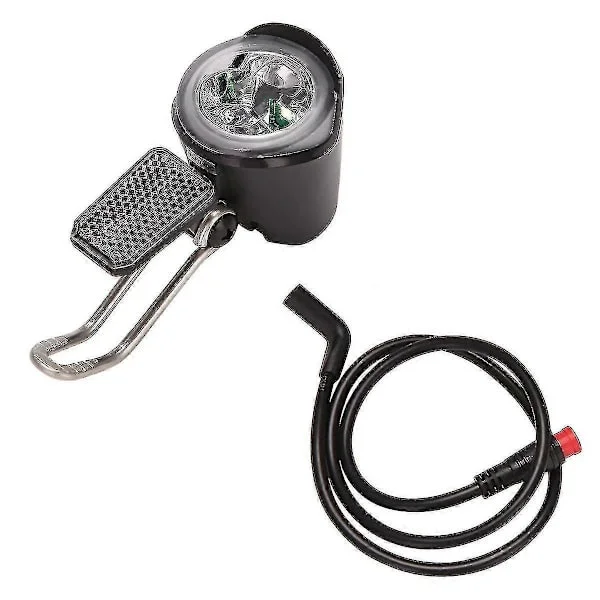 [LCS]E-sykkel LED-frontlykt 6V 12V 24V 36V 48V 60V Sykkellykt Vanntett Frontlykt Vanntett Kobling (2 Pins) Kr