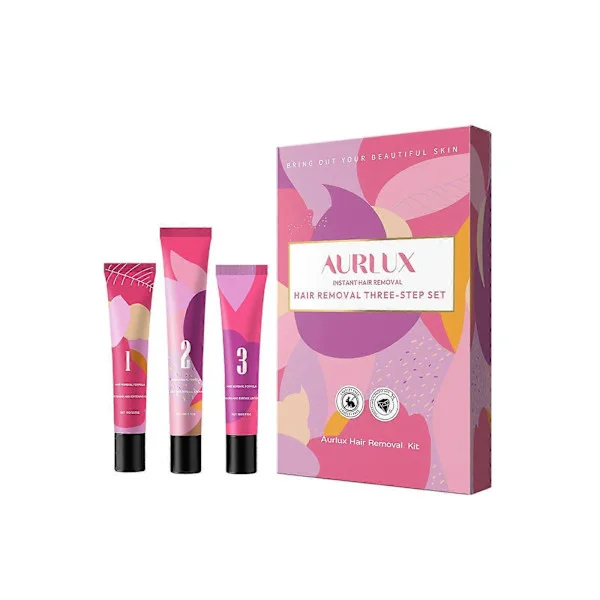 Facial Hair Removal Cream Set - Gentle Advanced Formula for Sensitive Skin, Soothing Cream, All Skin Types (1 Set)