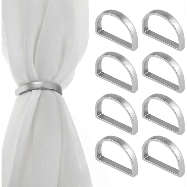 Sølv Servietring Elegante Sølv Servietringe Dekor Metal Servietringe til Borddekoration Valentinsdag
