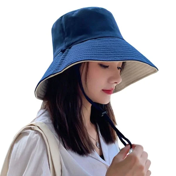 Dame Sol Visor Hatter Strand Hatter Uv Upf 50+ Sommer Sol Reisehatt For Strand Fotturer Fiske(Oransje)