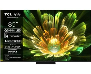 TCL 85tum QD-Mini LED Smart TV med Bang & Olufsen-ljud - 85Q7C
