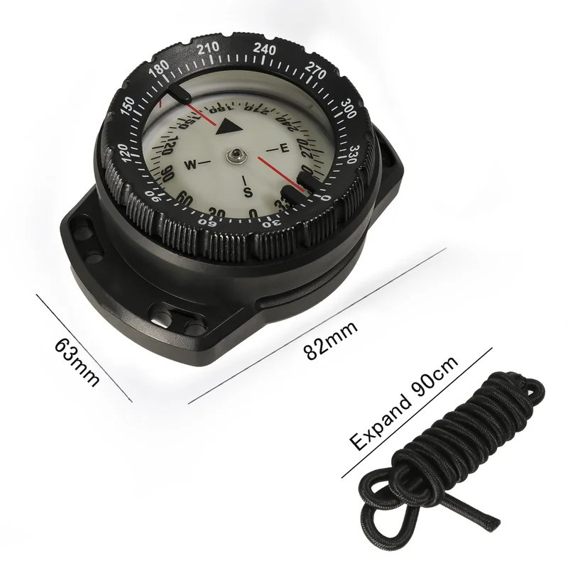 AliExpress - Boussole de plongée sous-marine numérique, navigateur étanche 50m, montre-bracelet professionnelle à LED lumineuse avec conception 