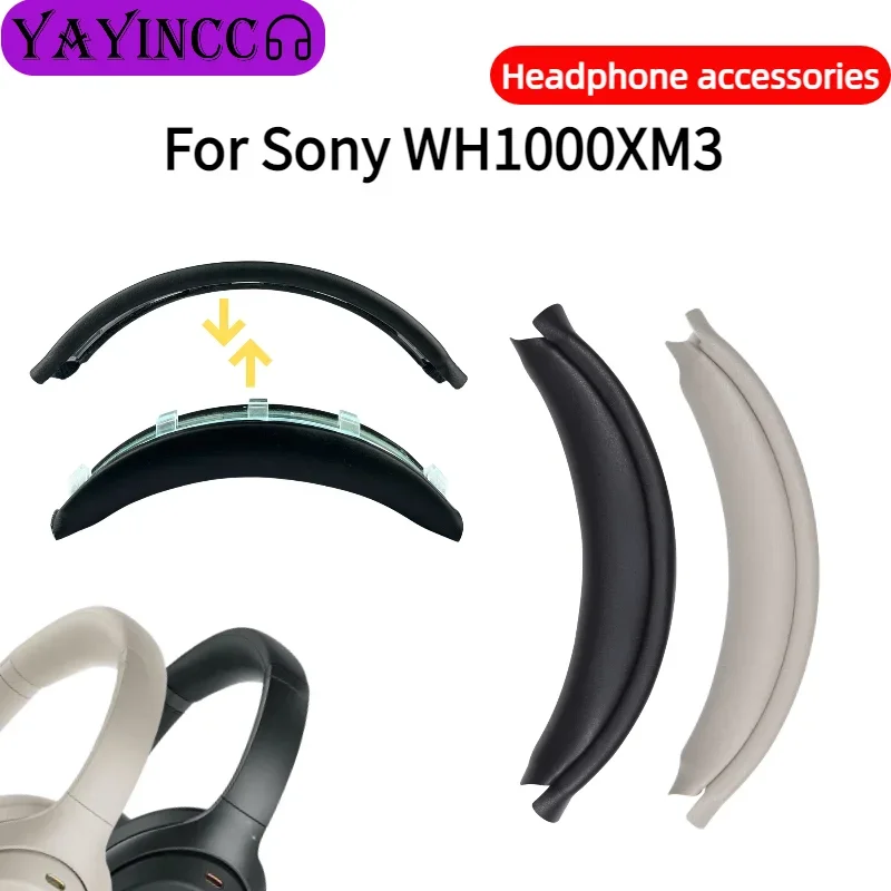 AliExpress - Ersatz, einfach zu installieren, aufsteckbares Kopfbalkenkissen/Proteinhaut-Memory-Schwamm-Ohrpolster für Sony WH-1000XM3 Headset-