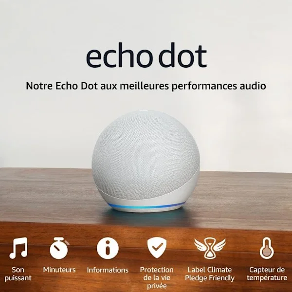 [RM]Echo Dot (4th generation) smart speaker with bigger sound and Alexa compatibility[YJD]