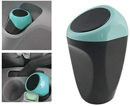 Mini Car Trash Can 16x8CM Plastic Trash Car Interior Storage