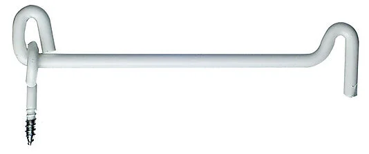 PN-BESLAG Stormkrok 3442 hvit 260mm