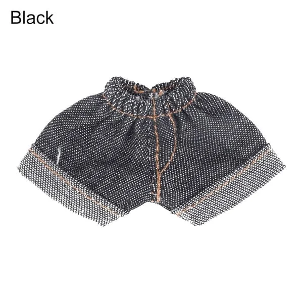 Jeans Shorts Læderbukser Shorts SORT