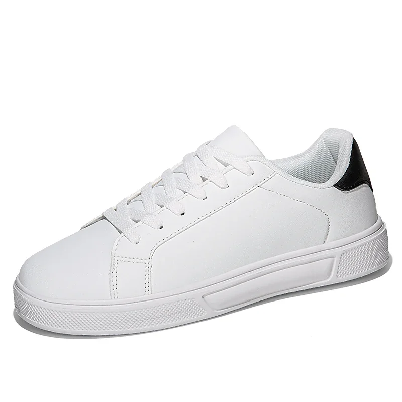 AliExpress - Business Casual Herrenschuhe Weiche Damenschuhe Bequeme lässige PU-Lederschuhe für Herren Herbst Solid White Herren Sneakers