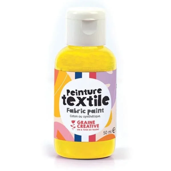 Textilfärg 50 ml - gul