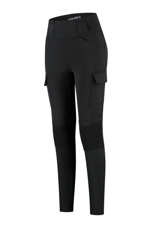 Motorbroek Rusty Stitches Cindy Dames Cargo zwart S