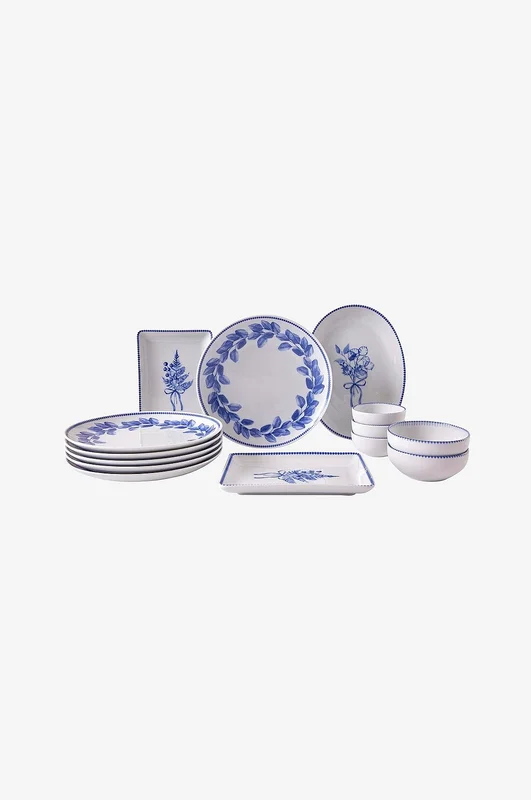 Hermia - Frukostset (14 delar) Amias - Blå - Serviser - Från Homeroom