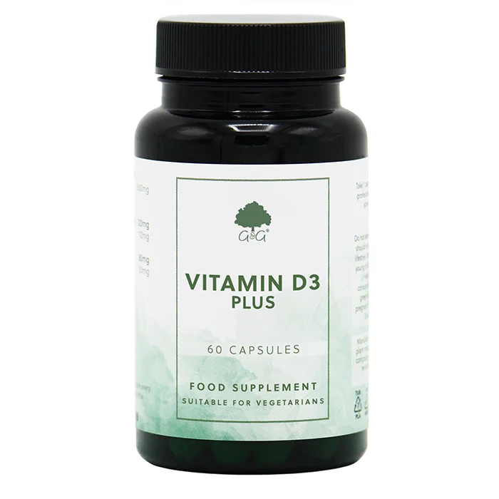G&G Vitamins Vitamin D3 & K2 60 kapslar
