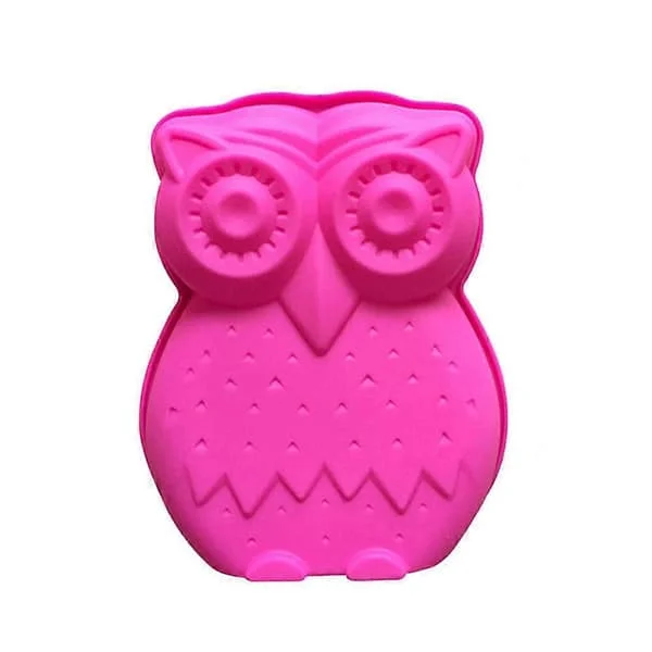 Owl Cake Mold, Silicone Owl Mold, Animal Molds, Silicone Molds, Happy Birthday Gift Box Cake Mold Pizza Gelatin Baking Silicone Mold
