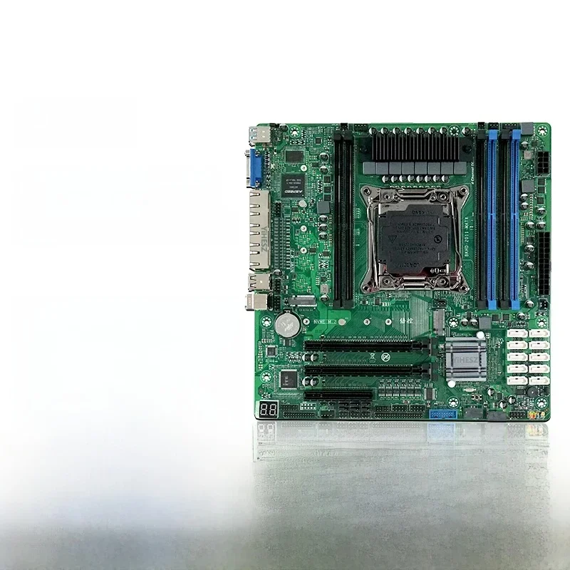 AliExpress - Xeon E5 NAS Motherboard C612 10 SATA 4*2,4G LAN Port LGA2011 NAS Board 2*M.2 4 Kanal 6*DDR4 DIMM Mit PCIE Unterstützung E5 2680V4