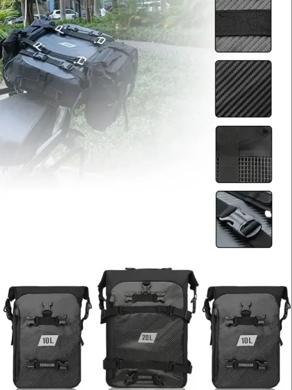 AliExpress - Sac de protection pour moto, sac latéral étanche pour cadre de moto, sac universel pour barre de protection de moto, sac de queue 