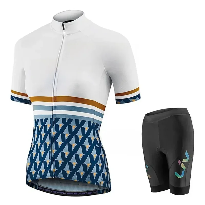 AliExpress - Liv Racing Radtrikot-Set für Damen, kurzärmeliges Hemd, Fahrradbekleidung, Sommer, MTB Maillot Ciclismo, Bike Bib Shorts Set