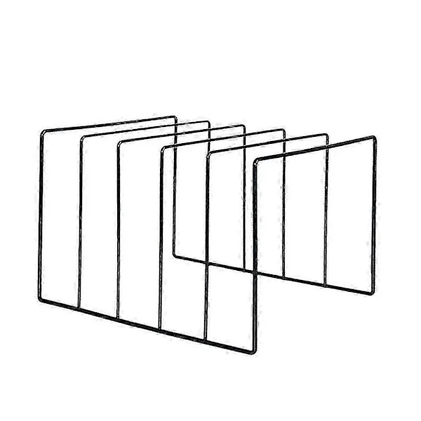Metall for LP Vinyl Plate Hylle Platespiller Oppbevaringshylle Display Stand L