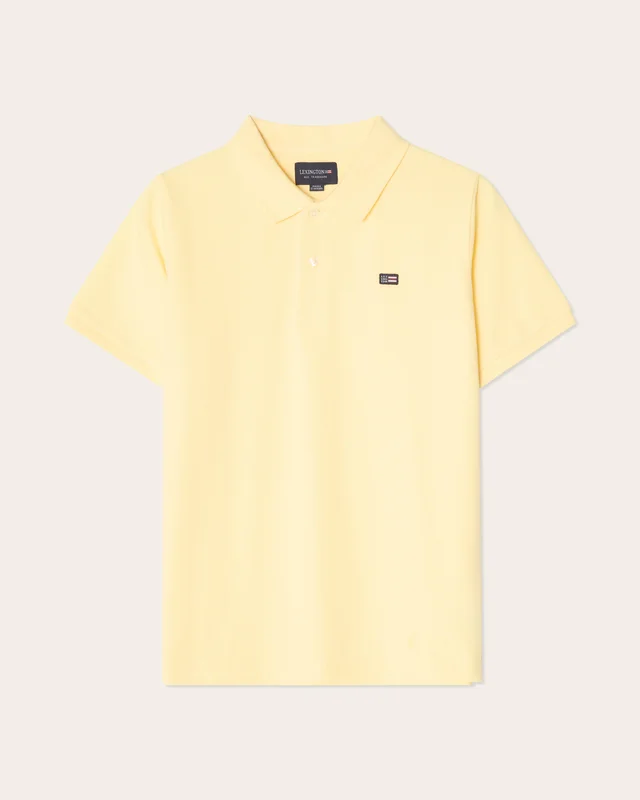 Lexington Teen polo pique-skjorte, gul