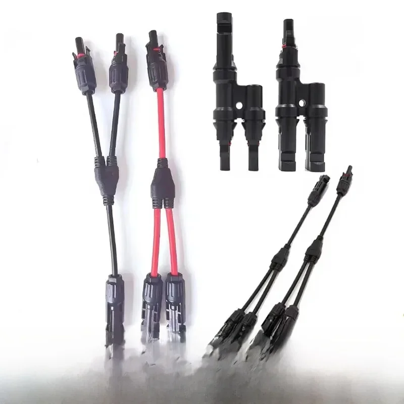 AliExpress - Solar PV Y T Branch Adapter Solars Panel Kabel Stecker mit 4mm2 1000V 30A Solarkabel für PV System Combiner Box 2 in 1 Out