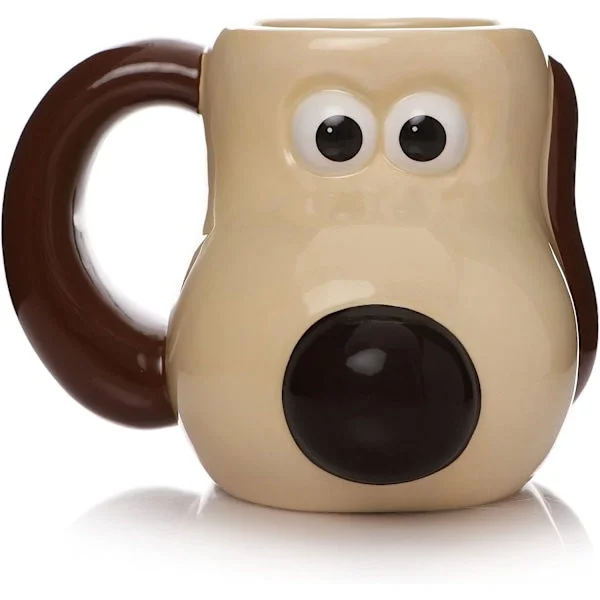 Half Moon Bay Gromit Krus | Wallace og Gromit Krus | Sjovt Krus Stort Krus | Wallace og Gromit Gaver | Sjove Gaver til Mænd