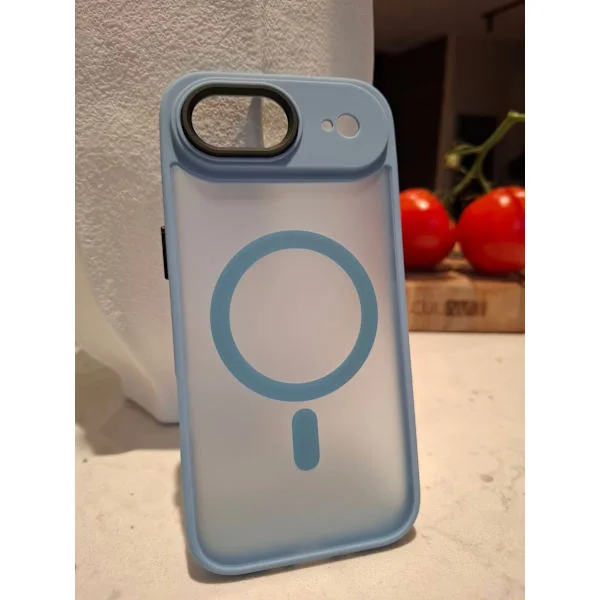 Kompatibel med iPhone 17 Air Skal MagSafe TPU - LJUSBLÅ