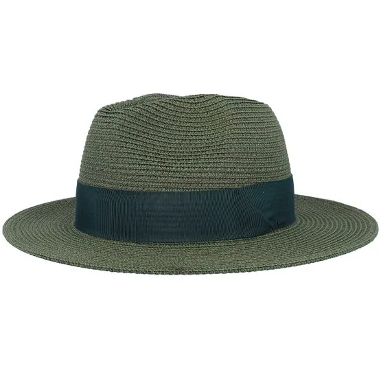 Bailey - Grøn traditionalbeanie Hat - Mullan Kelp Straw Hat @ Hatstore