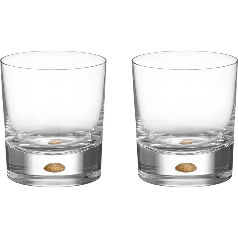 Orrefors Intermezzo Double Old Fashioned drinkglas 25 cl, guld | Dukning & Servering > Glas > Cocktail- & Drinkglas > Drinkglas | Bagaren och Kocken