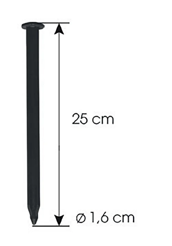 Jabo GardenEdge 10510 Ankarspik 1,6x25 cm, Infästning