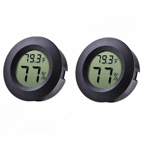Mini hygrometer termometer digital LCD-skjerm innendørs/utendørs hygrometer fuktighetsmåler drivhus reptil hygrometer Fahrenheit