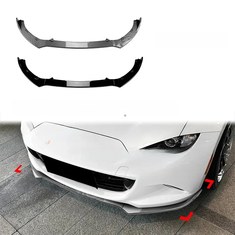 AliExpress - Lèvre de becquet de pare-chocs avant pour Mazda MX-5 MX5 Miata ND 2016 – 20225, Kit de protection de séparateur inférieur à 2 portes, 