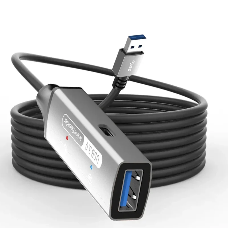 AliExpress - 5M/10M USB 3.0 Aktives Verlängerungskabel mit Booster Active USB 3.0 Verlängerungskabel USB 3.0 Verlängerungskabel Stecker auf Buchse