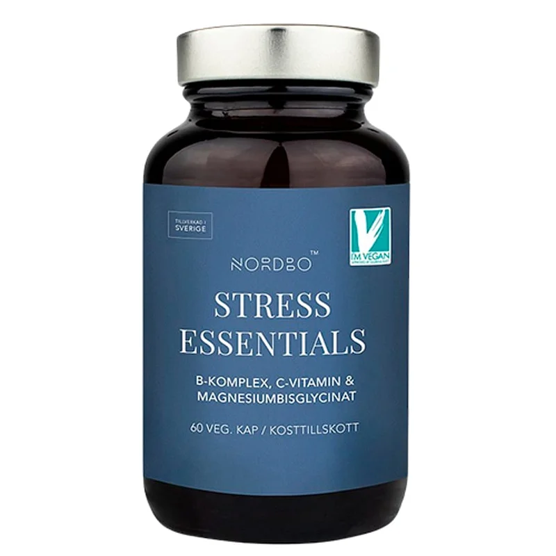 3 for 2 - Nordbo Stress Essentials 60 kaps., Helse & Madvarer, B-vitamin, Øvrige