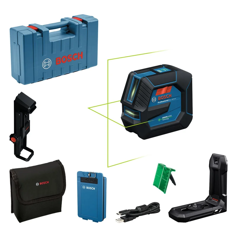 Bosch GLL 20-22 G Linjalaser vihreä laser, Lasertyökalut