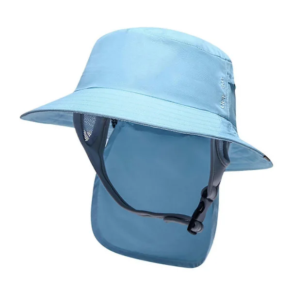 [LCS]Bucket Hat, Lättviktig Surf Big Brim Neck Cover Visor Solskyddshatt För Cykling Vattensporter Turism Surfing Camping