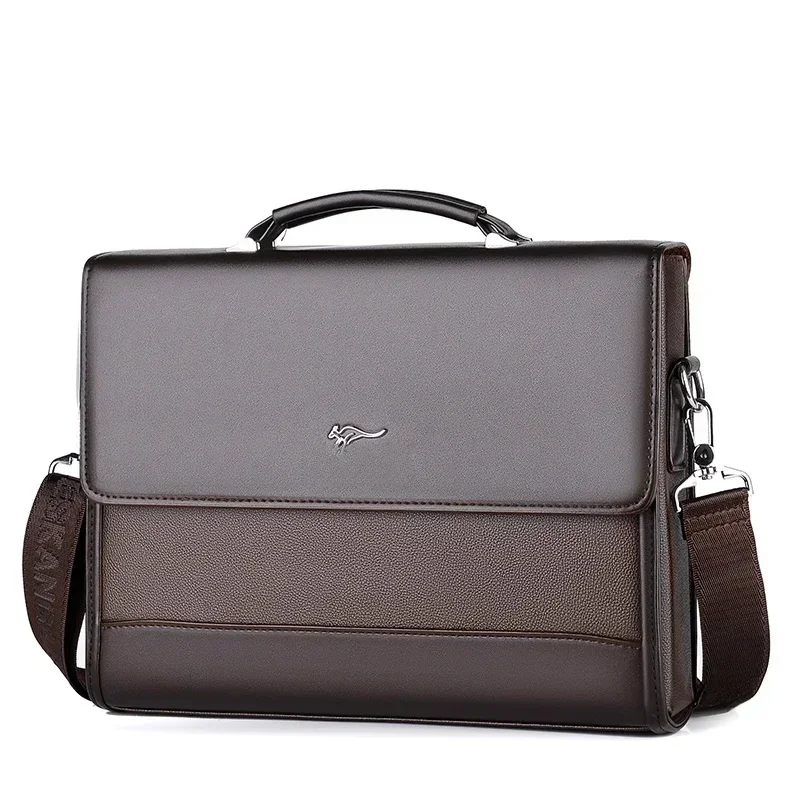 AliExpress - Männliche Handtaschen Pu-Leder Herren Tote Aktentasche Business Umhängetasche für Männer 2026 Marke Laptop Taschen Mann Organizer für 