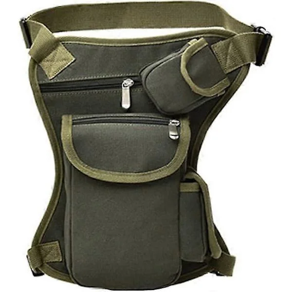 Canvas Hiking Waist Bag Tactical Leg Bag Wallet Running Waist Belt Hip Bag Outdoor Motorcycle Bicycle Bag