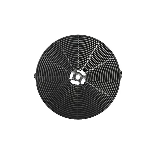 2-pack Aktivt kolfilter för köksfläkt svart ABS-ram enkel insättning för recirkulerande spisfläktar och hushållsbruk