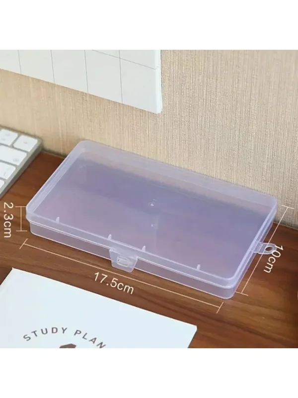 AliExpress - Großer Schreibtisch-Organizer aus durchsichtigem Kunststoff: Transparente Aufbewahrungsbox mit Sortierfunktion für Studenten-Briefpapier 