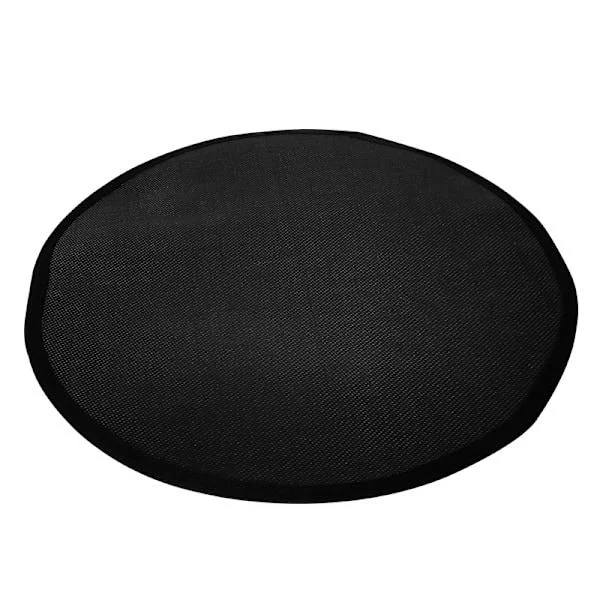Round Fire Pit Mat - 48 Inch (122 cm) - Black