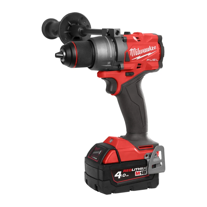 Milwaukee M18 FDD3-402C Skruemaskine med batteri og oplader, Maskiner