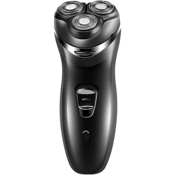 Laderbar Elektrisk Barberhøvel for Menn, Elektrisk med Trimmer Skjeggtrimmer, Vanntett Skjeggtrimmer, 3D Roterende Hoder