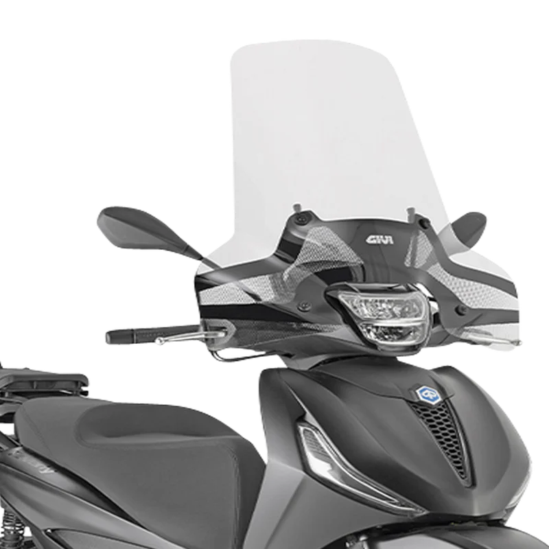 Parabrezza Trasparente Givi Per Scooter Beverly 300-310-400 HPE - Piaggio Beverly 300 HPE 2021-2024